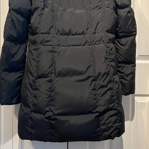 Geox Black Down-filled Hooded Parka Coat Size 12 - Picture 11 of 14